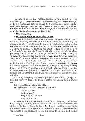 Tài liệu ôn luyện thi THPT quốc gia môn Ngữ văn - Phần Văn học Việt Nam hiện đại
